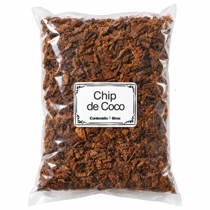 Chip de Coco 5 Litros para Plantas | Sustrato y Cobertura